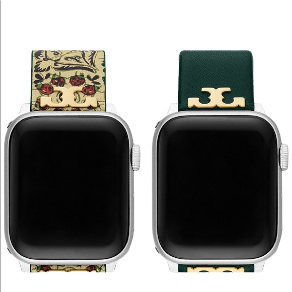 TORY BURCH 2 leather apple watch bands! NIB - Picture 4 of 7